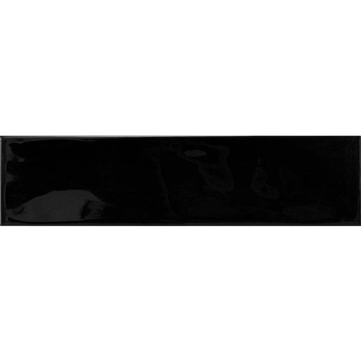 Edge Black Ceramic Wall Tile tile face