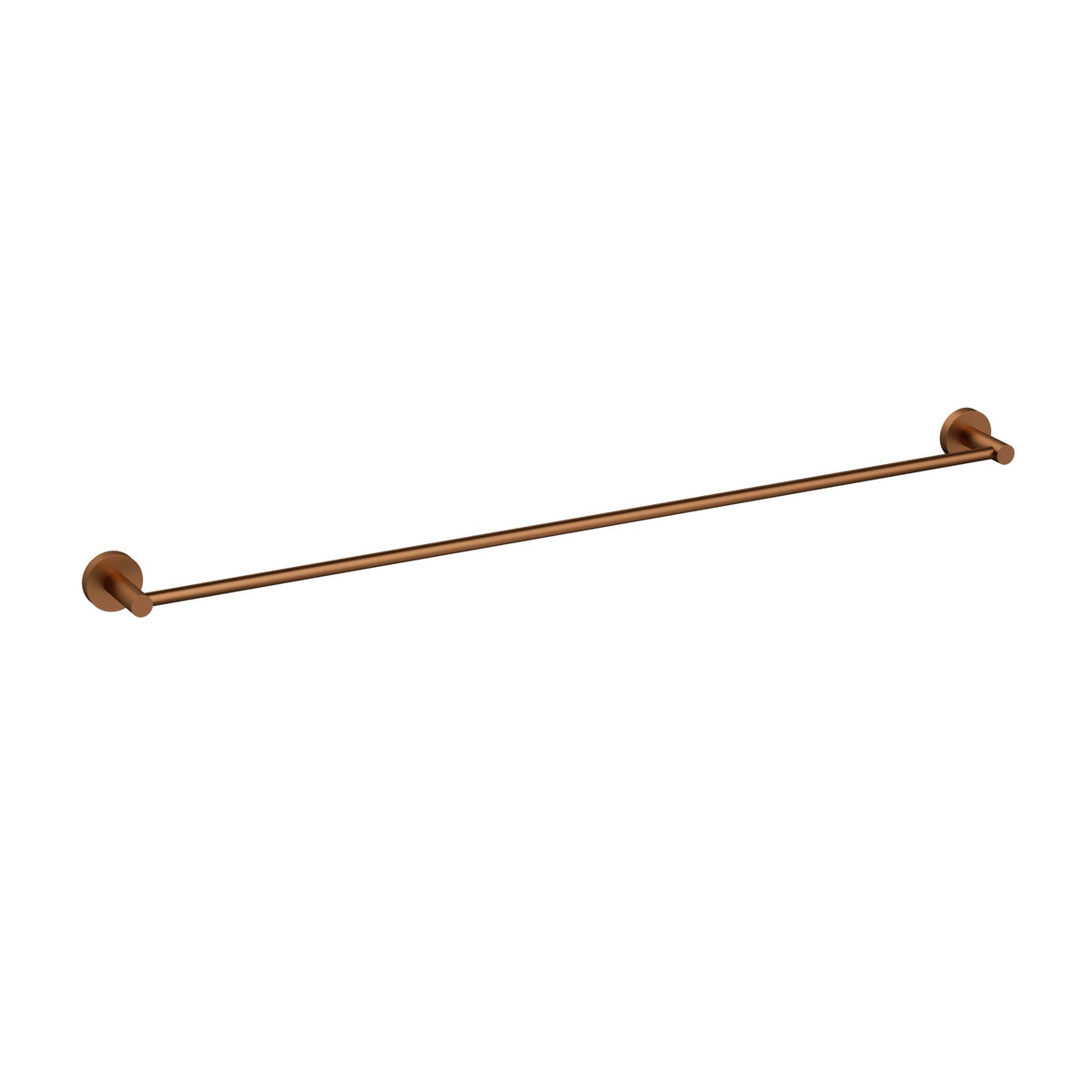 Otus Slimline Towel Rail Single 900mm - Brushed Copper