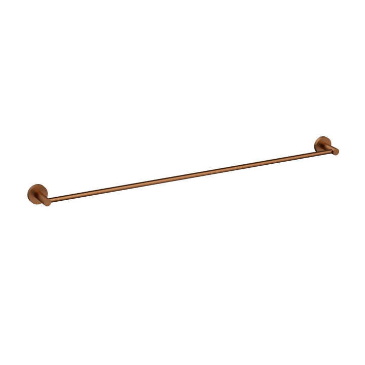 Otus Slimline Towel Rail Single 900mm - Brushed Copper