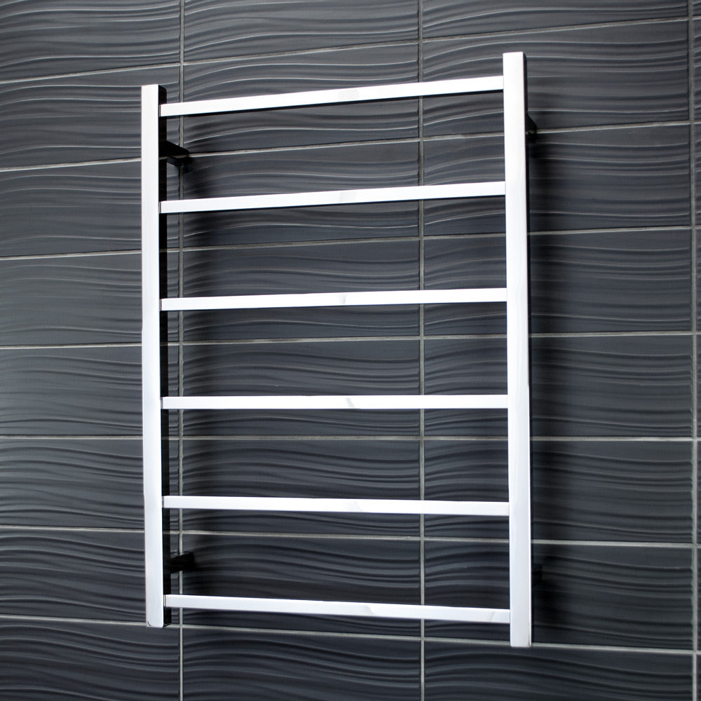 Radiant Square Ladder Towel Rail 830mm High - sltr01-600-no-towel