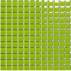 Classic Crystal Glass Mosaic 25 x 25 mm tile face, 300 x 300 mm
