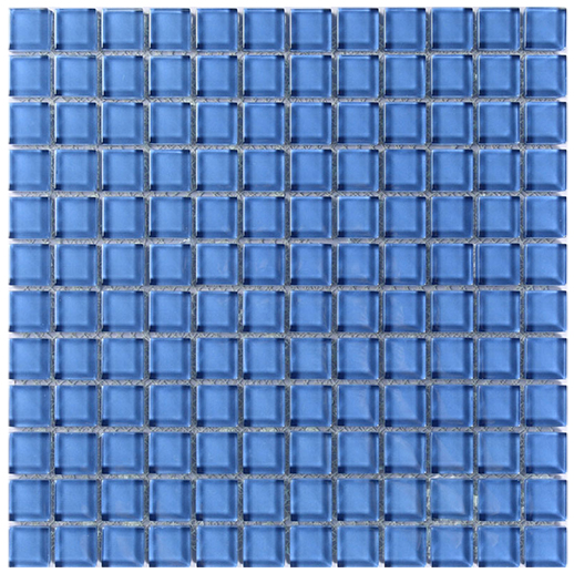 Classic Crystal Glass Mosaic 25 x 25 mm tile face, 300 x 300 mm