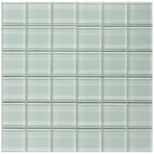 Classic Crystal Glass Mosaic 50 x 50 mm tile face, 300 x 300 mm