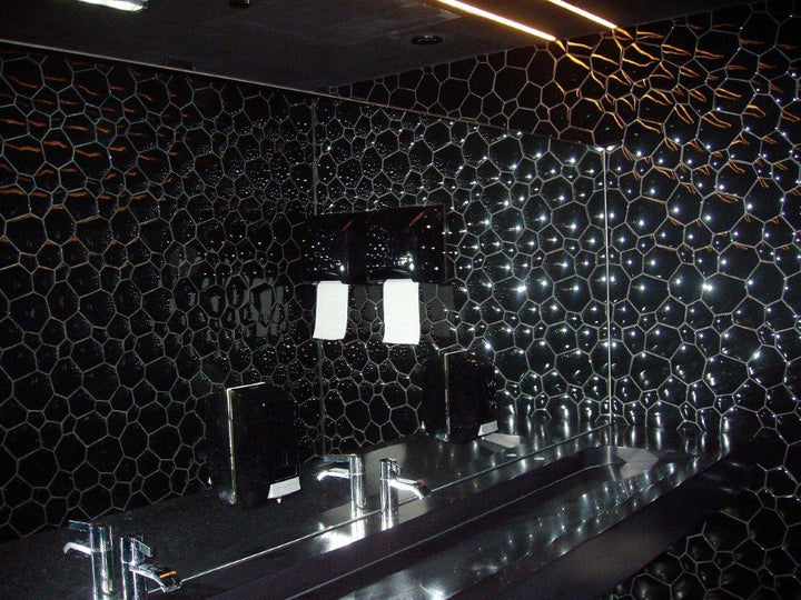 Watercube 3D Crystal Glass in a room setting