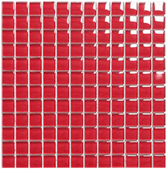 Classic Crystal Glass Mosaic 25 x 25 mm tile face, 300 x 300 mm