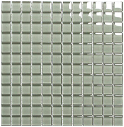 Classic Crystal Glass Mosaic 25 x 25 mm tile face, 300 x 300 mm