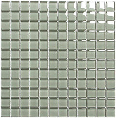Classic Crystal Glass Mosaic 25 x 25 mm tile face, 300 x 300 mm