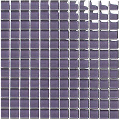 Classic Crystal Glass Mosaic 25 x 25 mm tile face, 300 x 300 mm
