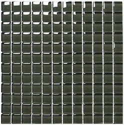 Classic Crystal Glass Mosaic 25 x 25 mm tile face, 300 x 300 mm