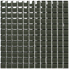 Classic Crystal Glass Mosaic 25 x 25 mm tile face, 300 x 300 mm