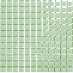 Classic Crystal Glass Mosaic 25 x 25 mm tile face, 300 x 300 mm