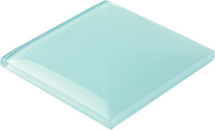 Archluxe 3D ES68 Arch Blue Haven Glass Tile tile face, 100 x 100 mm
