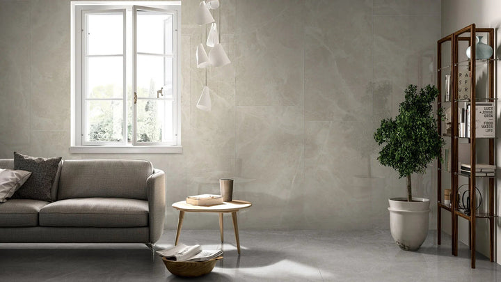 Executive Stone porcelain tiles installed