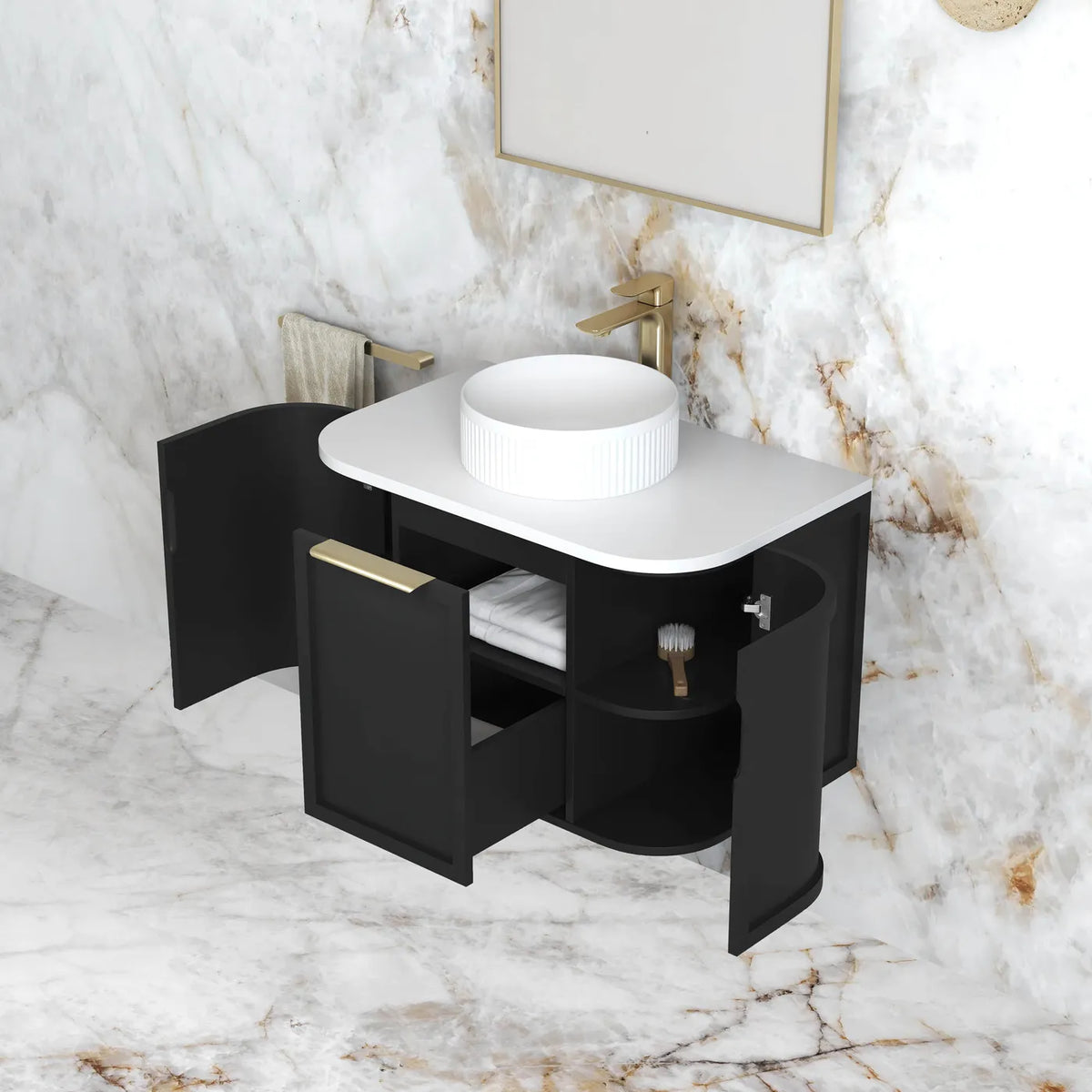 Hampshire 750 Curved Vanity