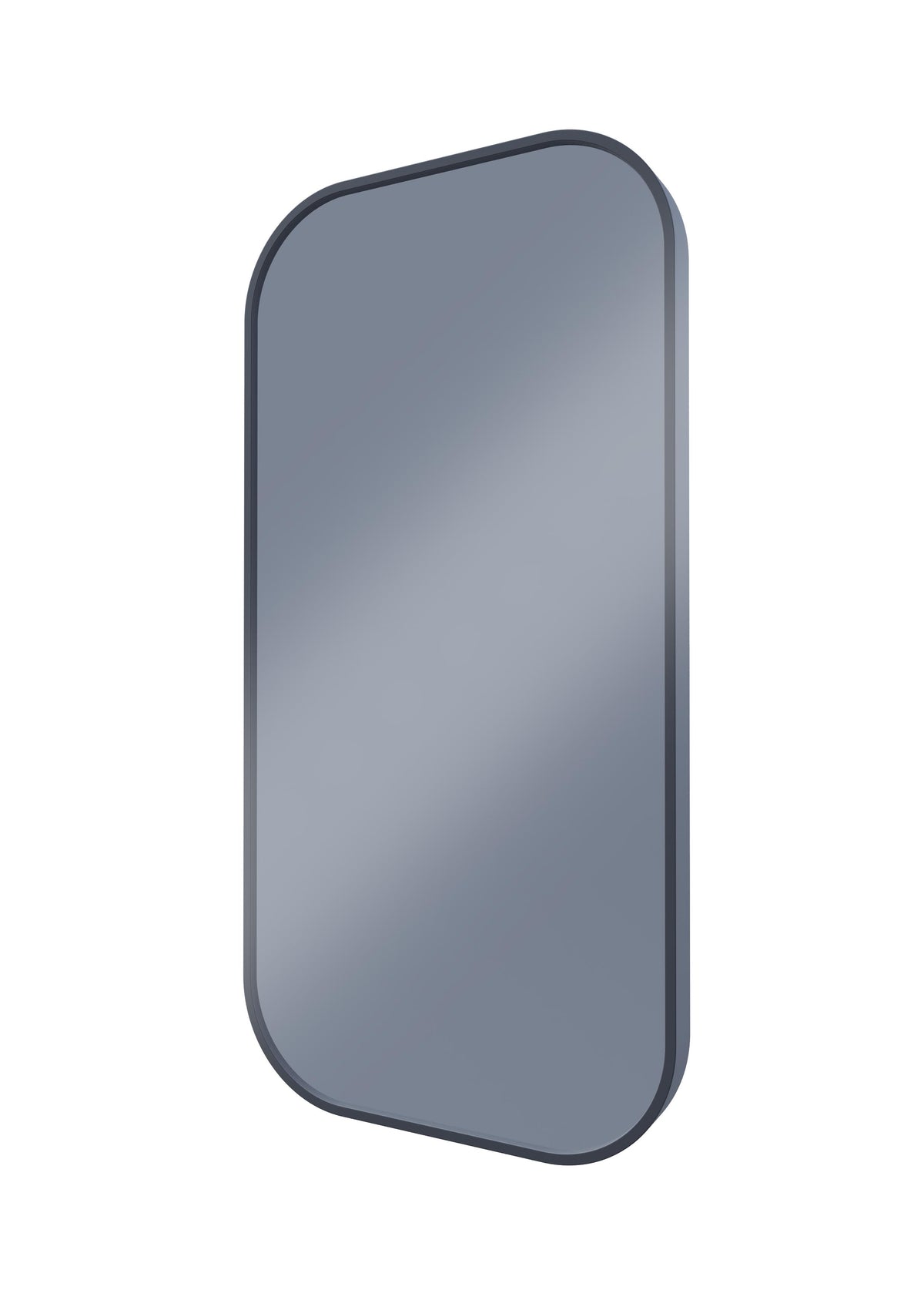 Modern Soft Rectangle Mirror with Portable Magnifier Georgian Metal product view 2