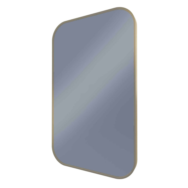 Modern Soft Rectangle Mirror Baltic Brass product view 2