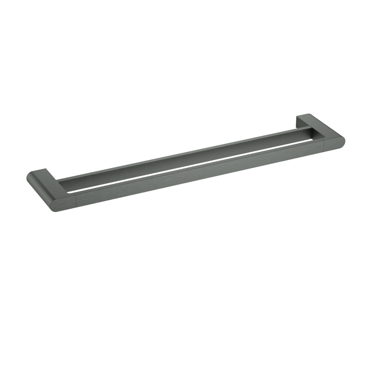 Flores Towel Rail Double 800mm - Gun Metal