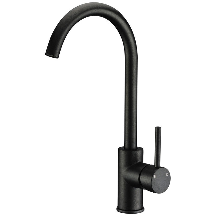 Otus Sink Mixer Gooseneck - Matt Black