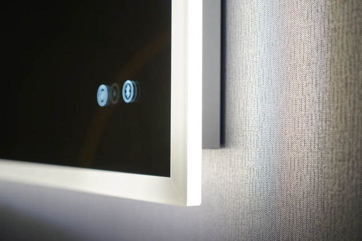 Kara LED Mirror with Bluetooth Speakers detail view