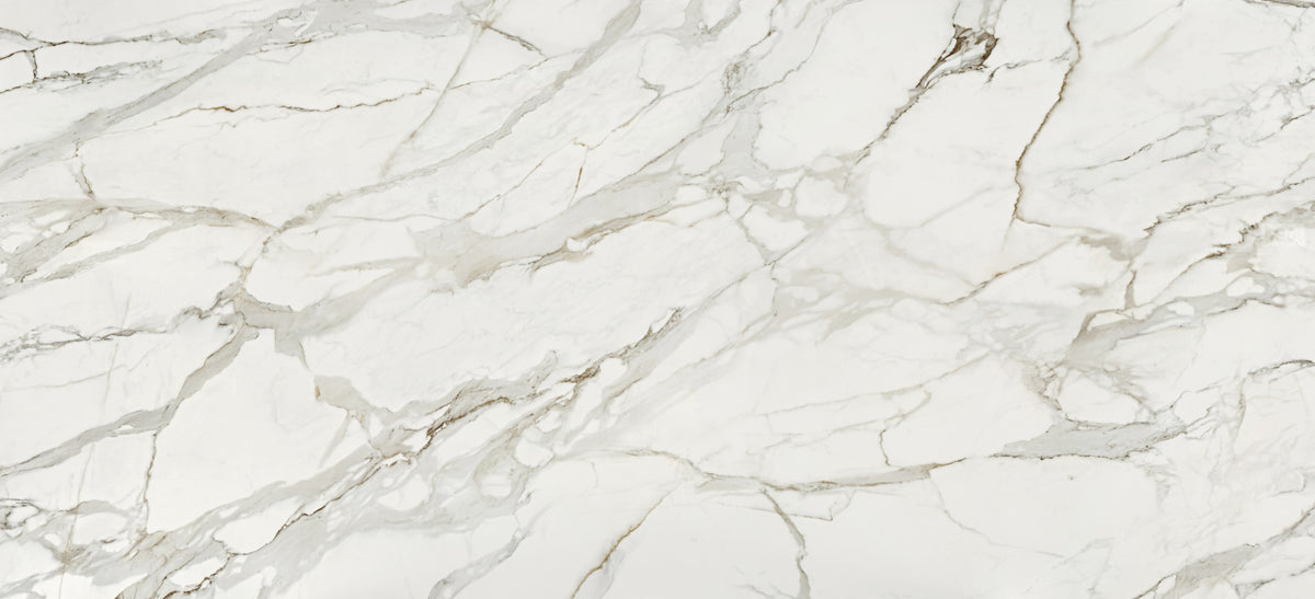 Full slab view of Dekton Lucid, showing the pattern across a whole slab