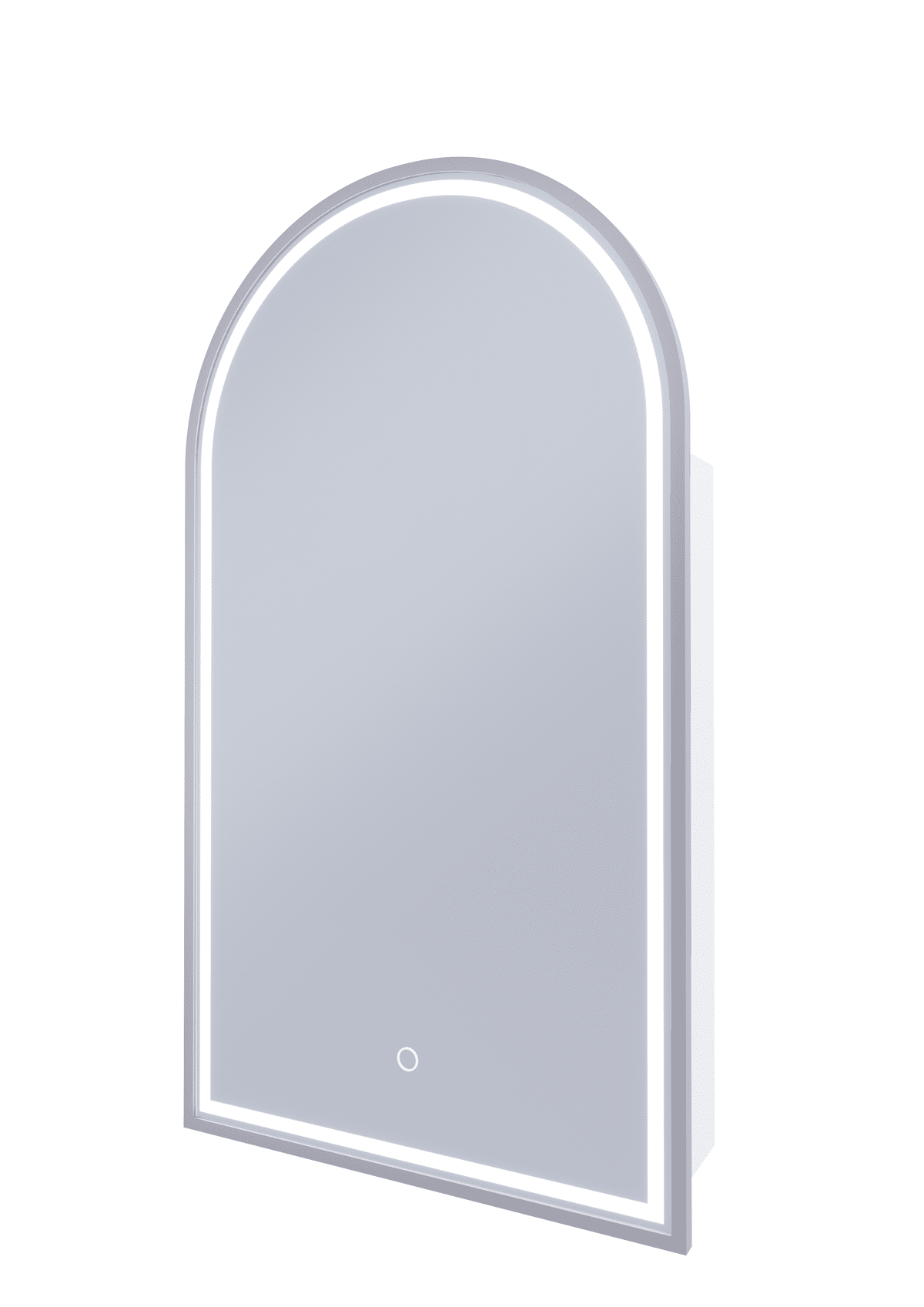 Blanca LED Shaving Cabinet Brits Nickel product view 2