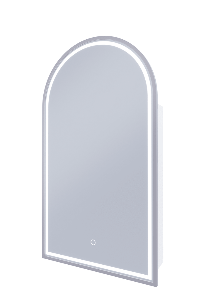 Blanca LED Shaving Cabinet Brits Nickel product view 2