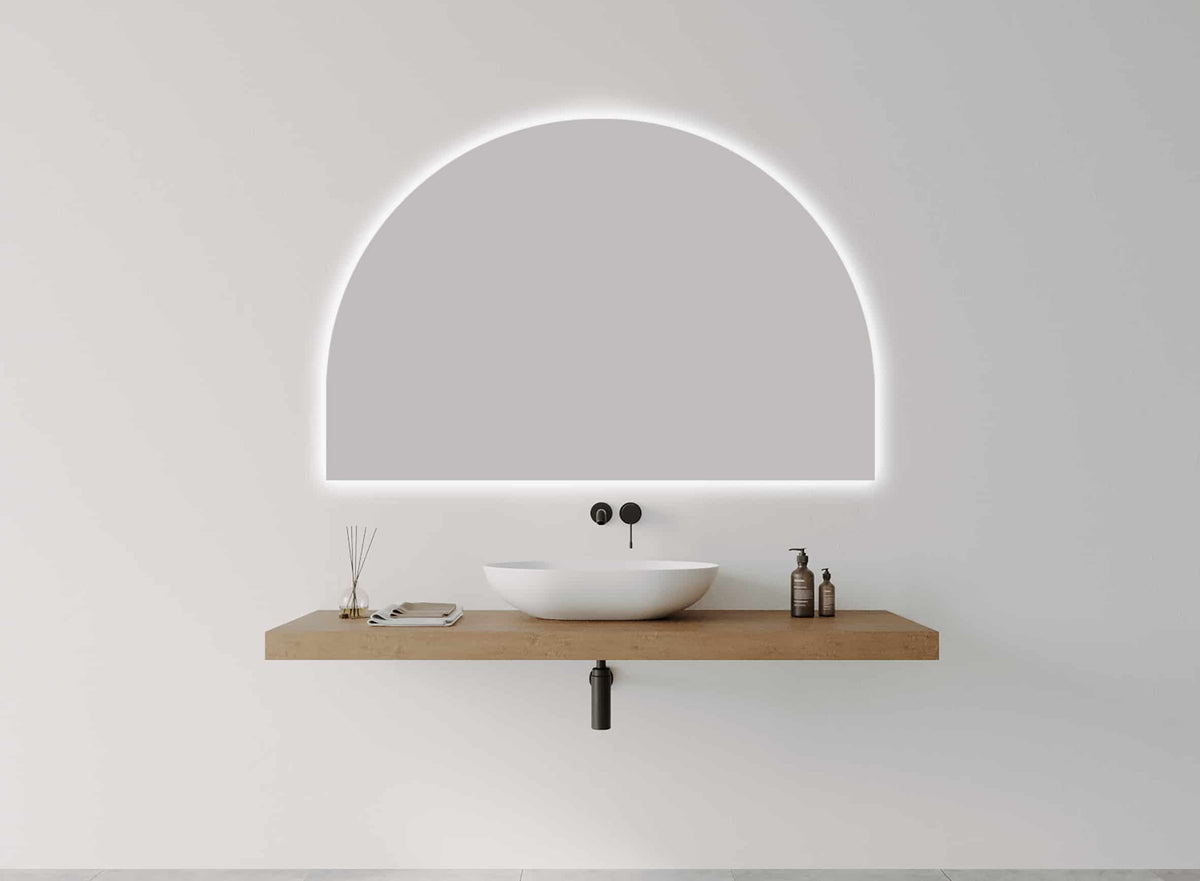 A Series Arch LED Mirror detail view 4