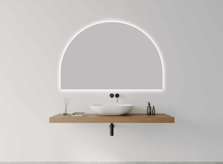 A Series Arch LED Mirror detail view 4