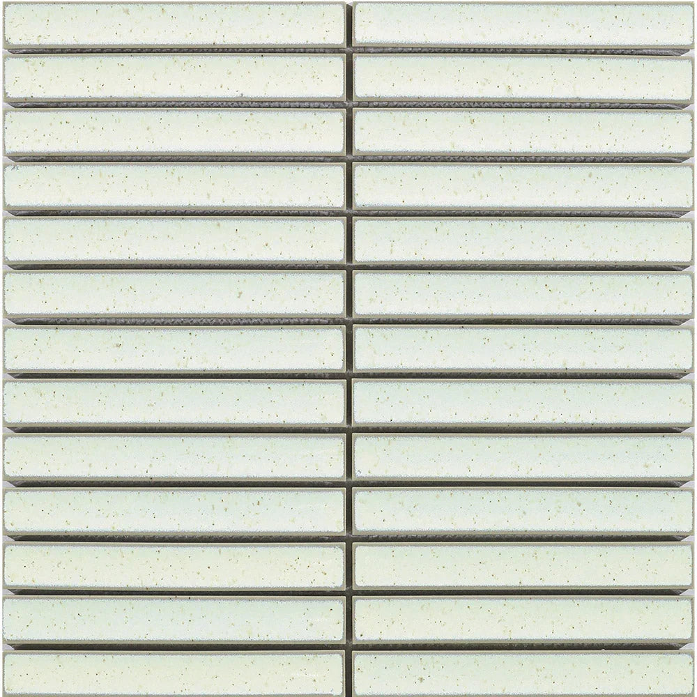Finger Beige (Gloss) Mosaic tile face