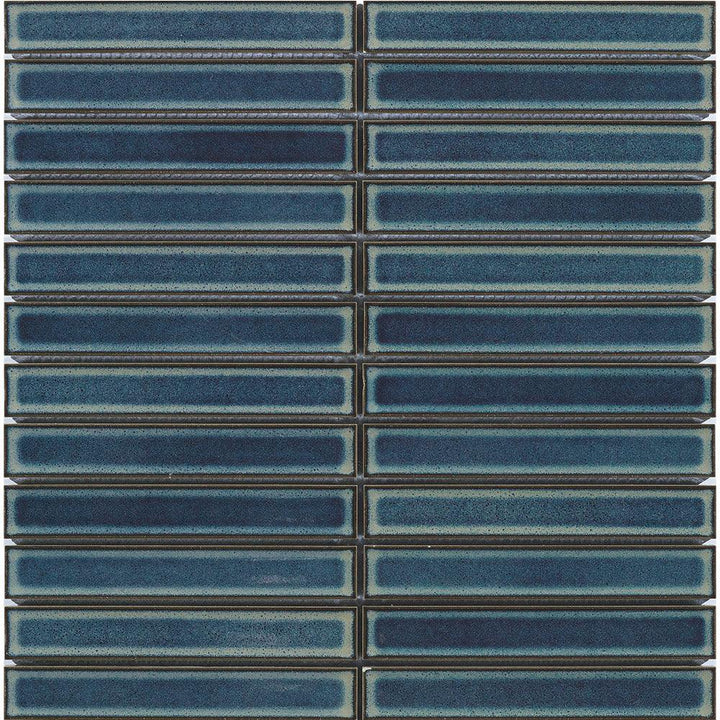 Finger Light Blue (Gloss) Mosaic tile face