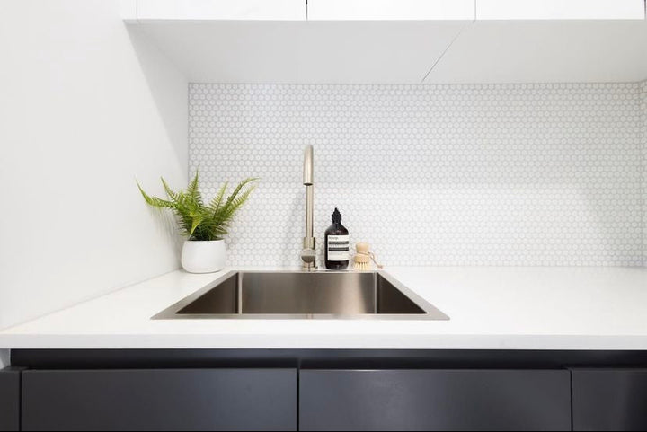 Lavello Kitchen Sink - Single Bowl 450 x 450 - PVD Brushed Nickel