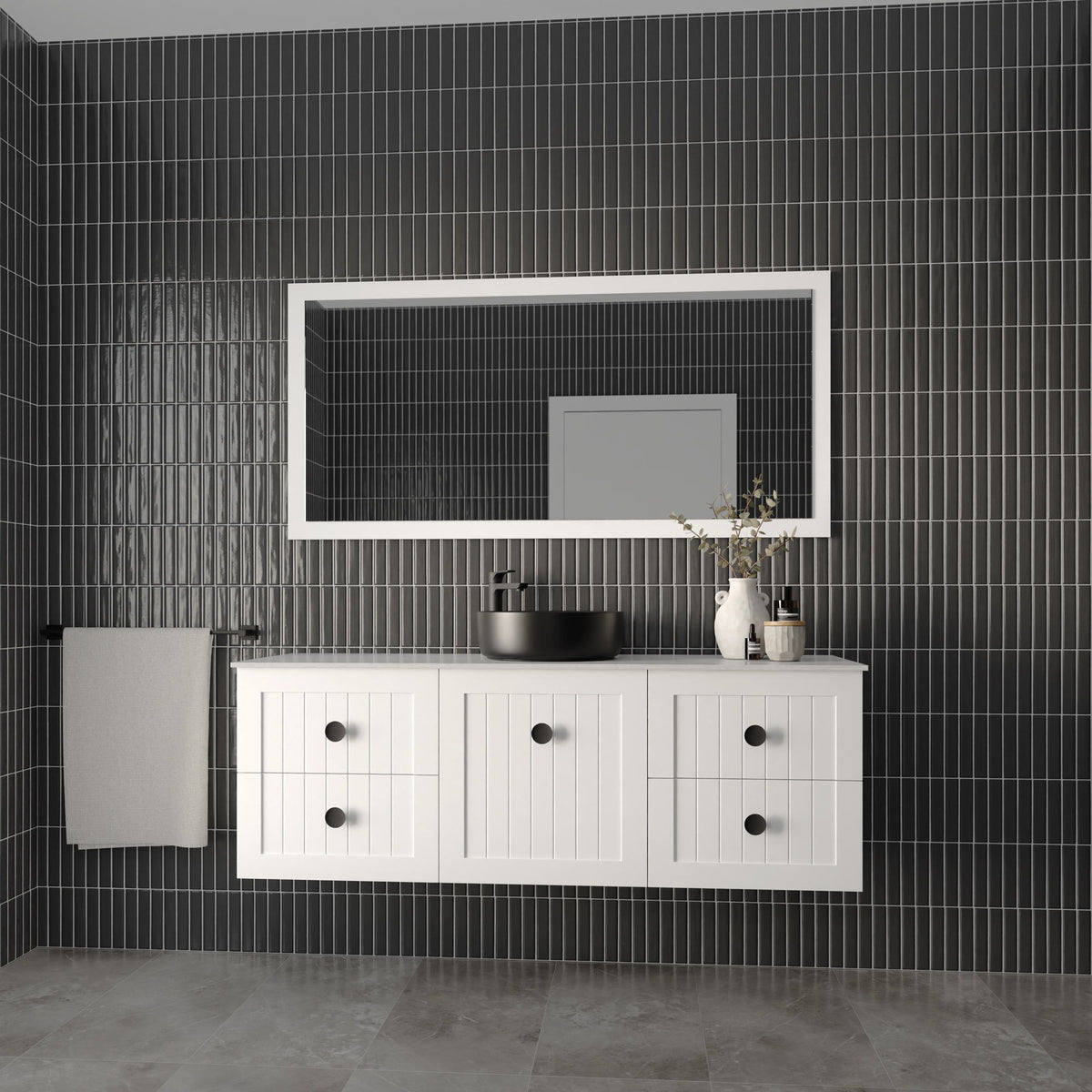 Marquis Chateau Vanity – Above Counter Basin - Chateau Angled