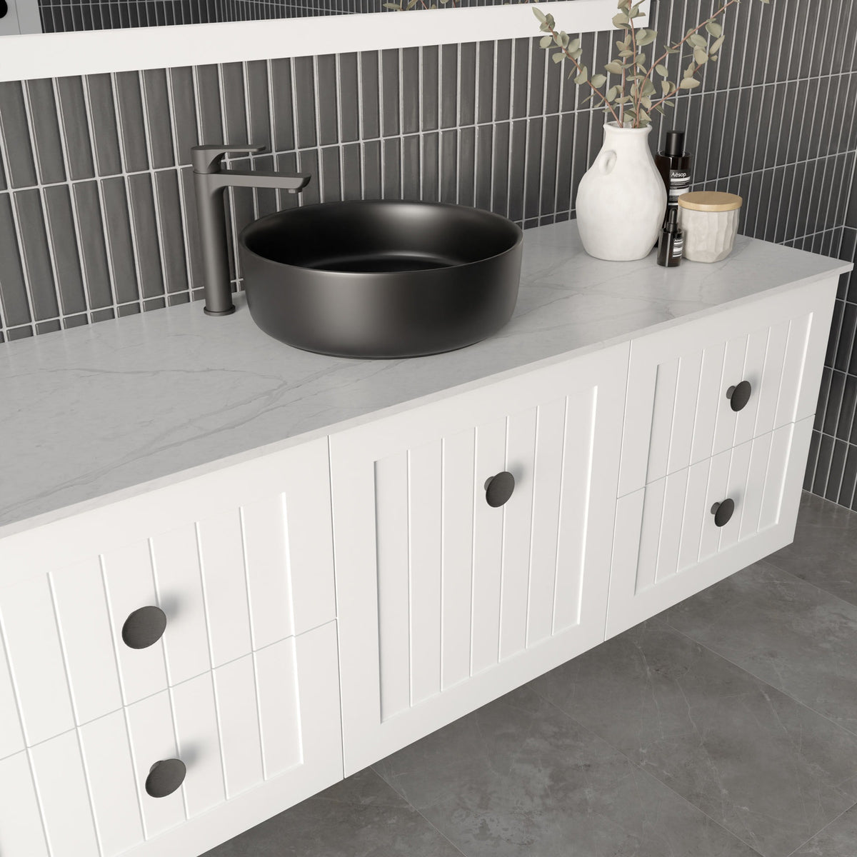 Marquis Chateau Vanity – Under Counter Basin - Chateau Side