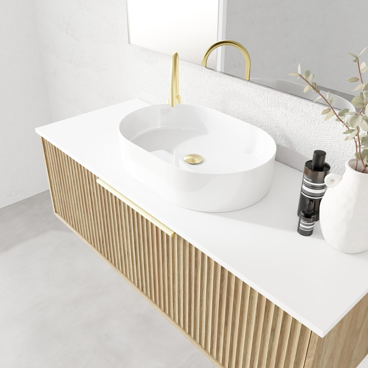 Marquis Cove Vanity – Above Counter Basin - Cove Basin