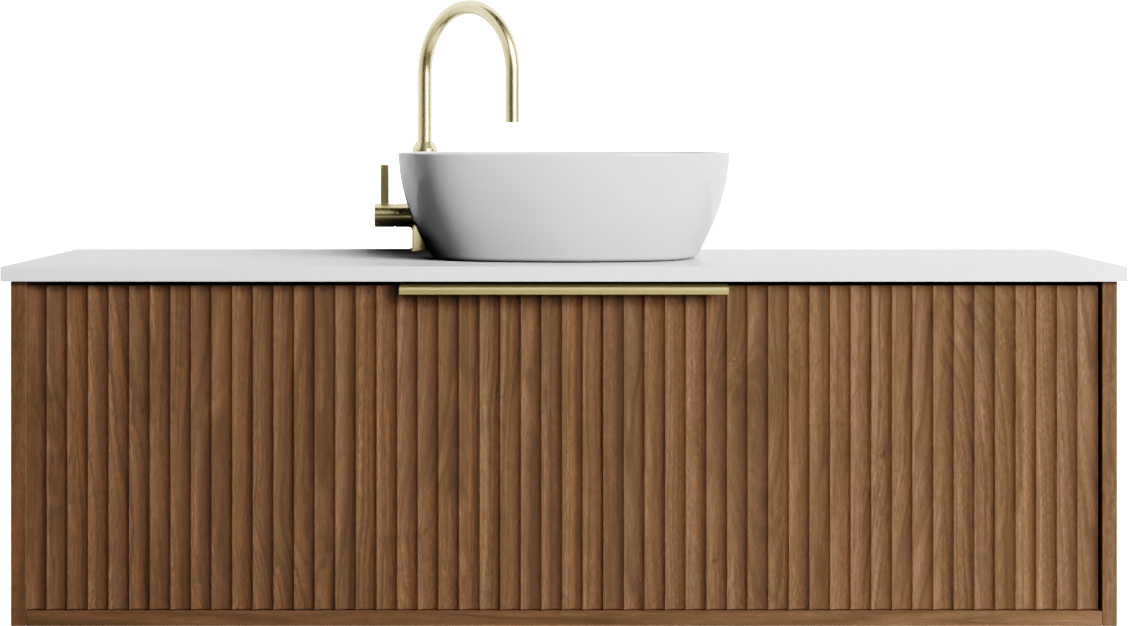 Marquis Cove Vanity – Moulded Top - Cove Floretine