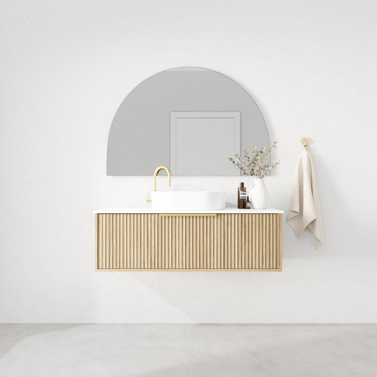 Marquis Cove Vanity – Above Counter Basin - Cove Front