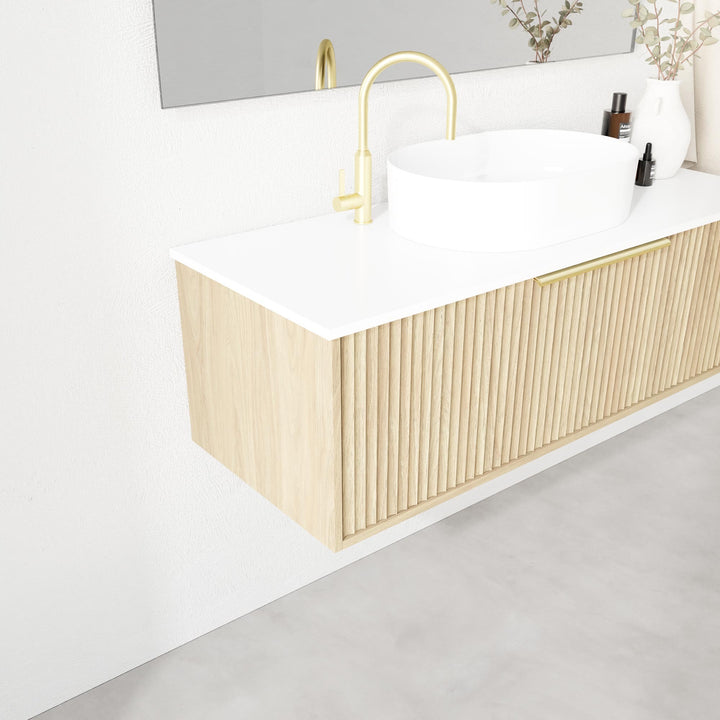 Marquis Cove Vanity – Above Counter Basin - Cove Side