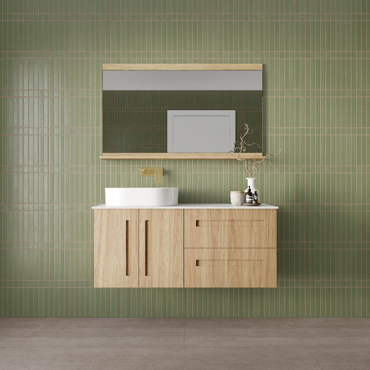 Marquis Gold Vanity – Under Counter Basin, 1800mm - Gold Front