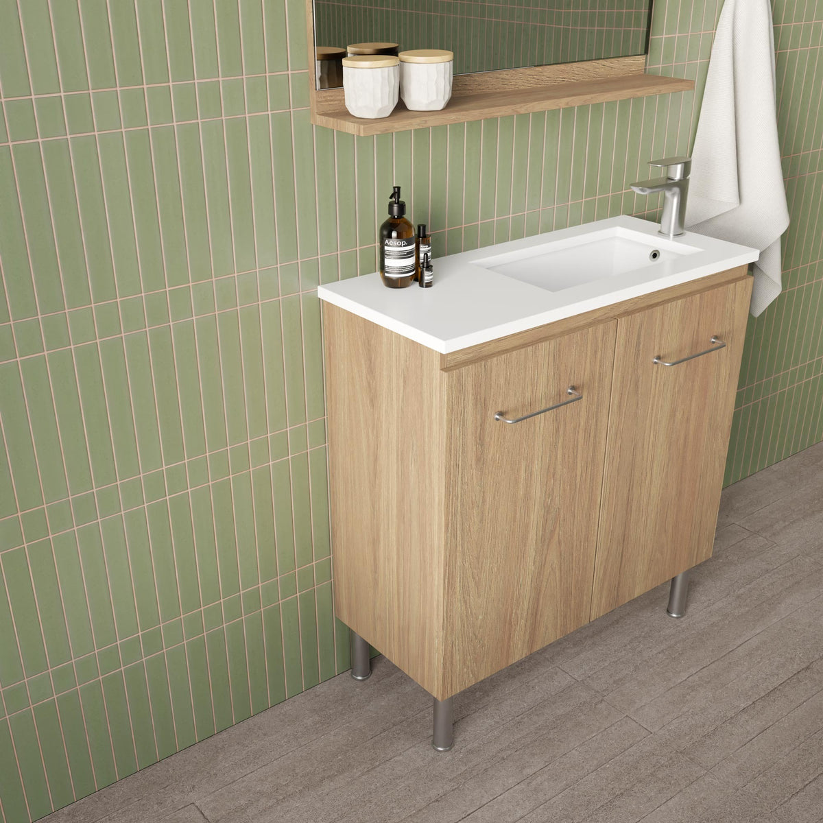 Marquis Phoenix Compact Vanity – Under Counter Basin - PhoenixCompact Side