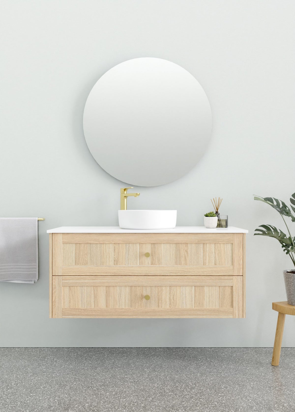 Marquis Pier Vanity – Moulded Top - Pier Front 1 scaled
