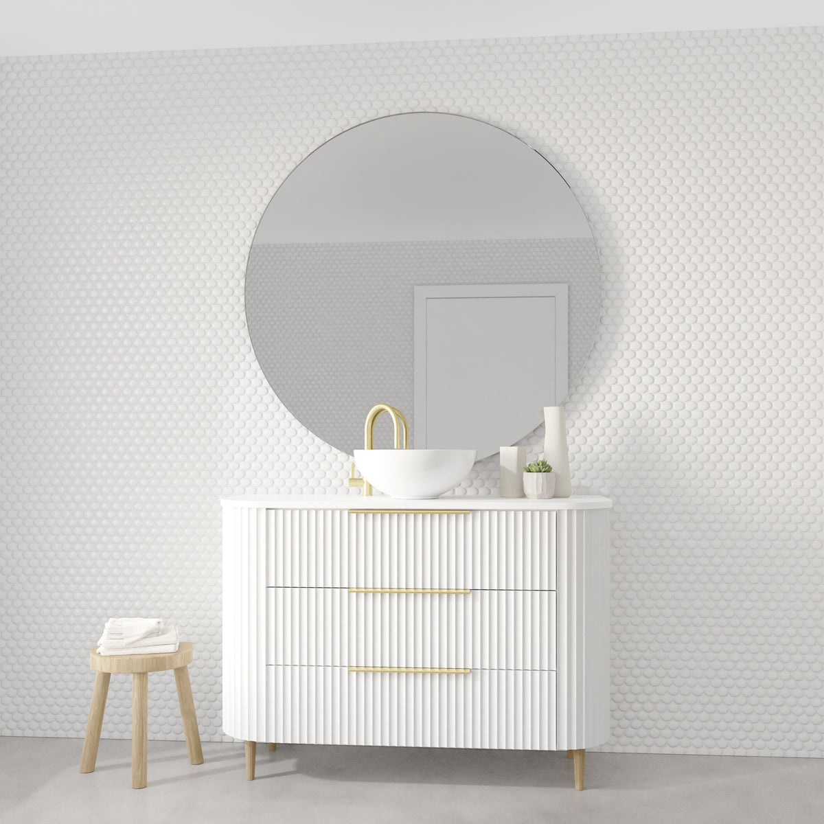 Marquis Shore Vanity - Shore 3Drawer Angled