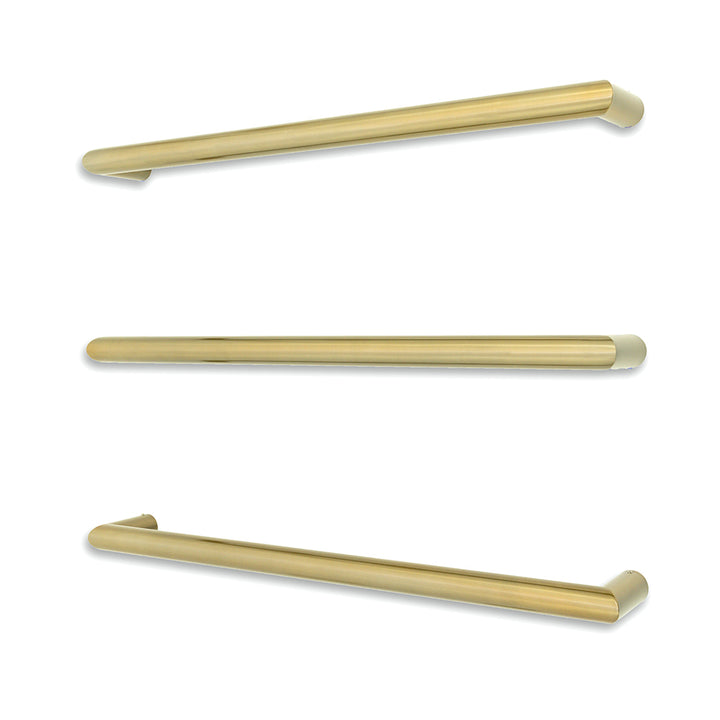 Radiant Heated Single Round Bar Towel Rail - gb-sbrtr-650-3