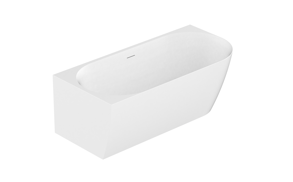 Glacier 1700 Gloss White Corner Bath