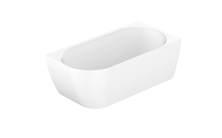 Glacier 1500 Right Corner Gloss White Bath