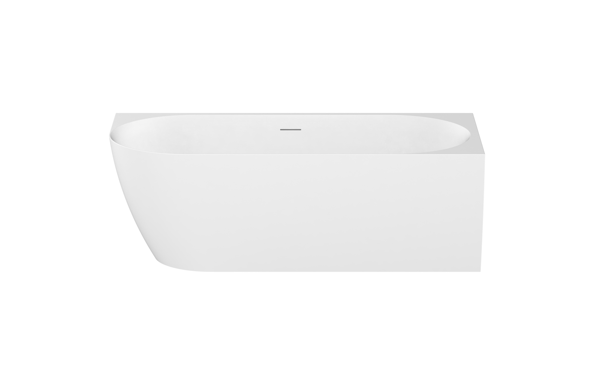 Glacier 1700 Right Corner Gloss White Bath — gallery