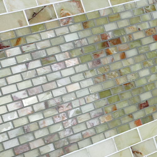 Glasstone Mosaics glass and stone installed