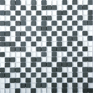 Glasstone SES01 Lava Blend Glass and Stone Mosaic tile face, 295 x 295 mm