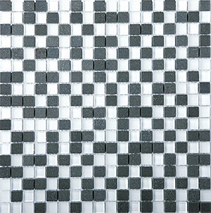 Glasstone SES01 Lava Blend Glass and Stone Mosaic tile face, 295 x 295 mm