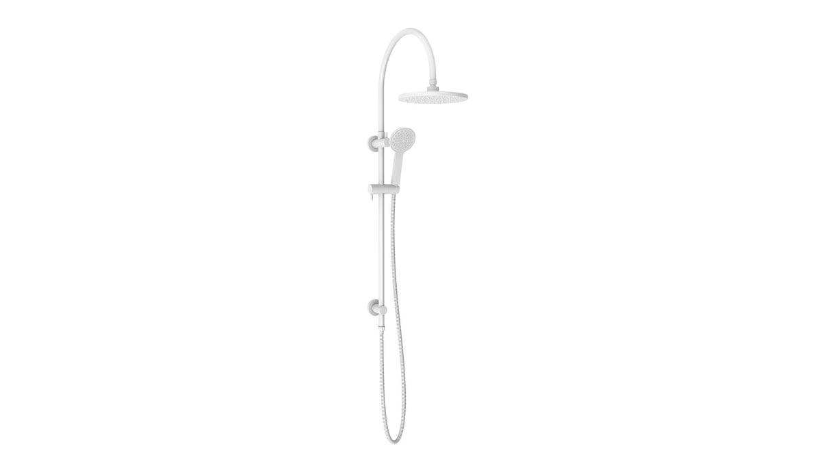 Soul Classic Gooseneck Shower Set - Matte White