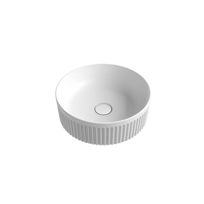 Lilac Matte White Basin